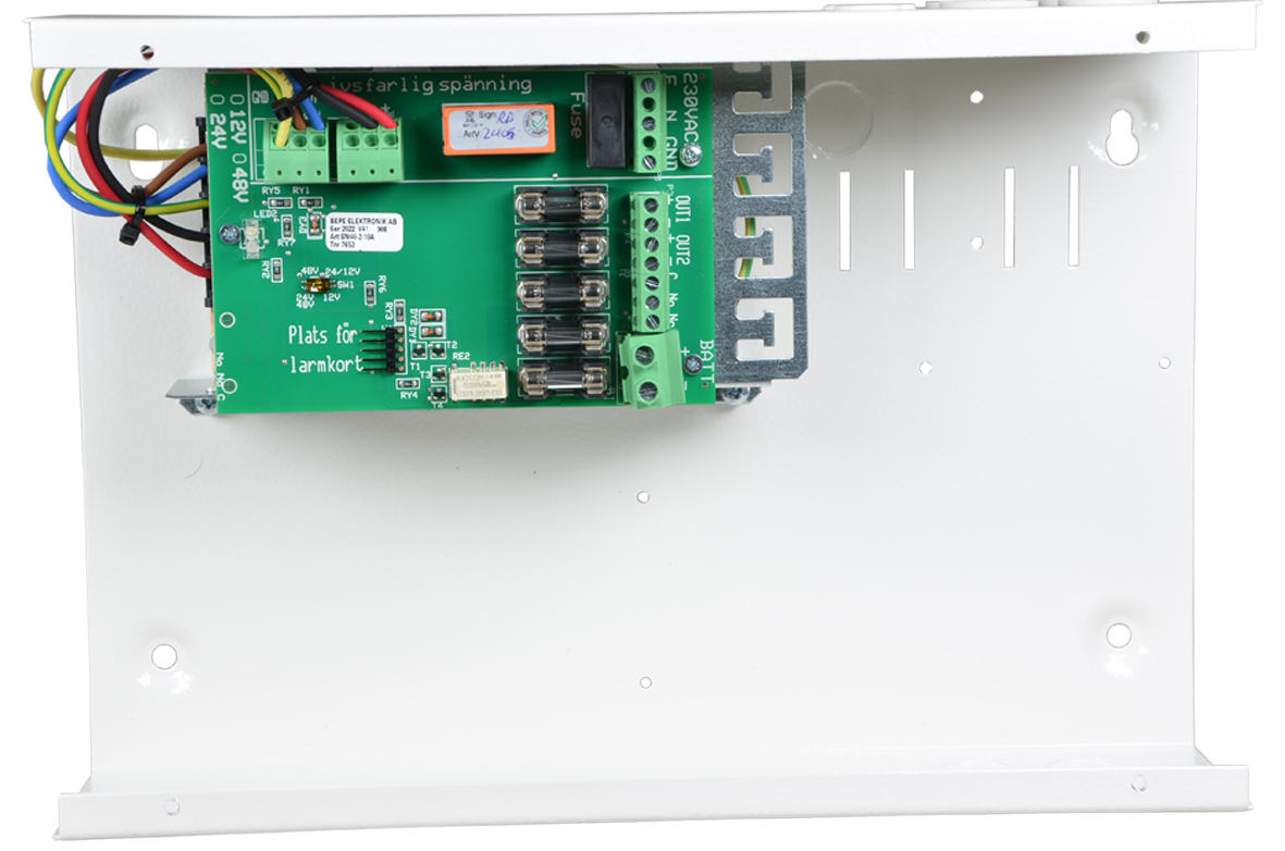 SM40 Medium batteribackup i öppen kapsling utan batteri